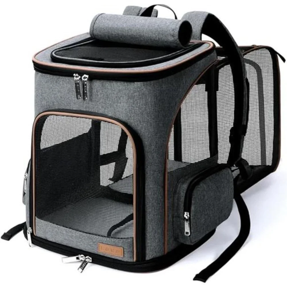 Cat Backpack Expandable Pet Carrier Backpack for Small Cats and Dogs